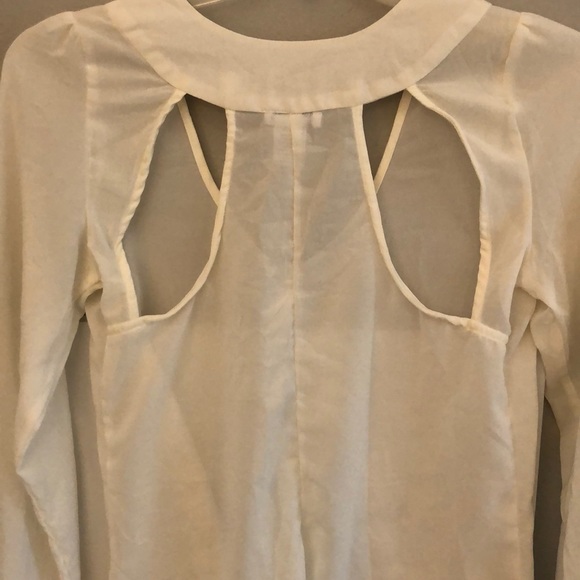 Dizzy Liszy sheer blouse open back small - Picture 2 of 2